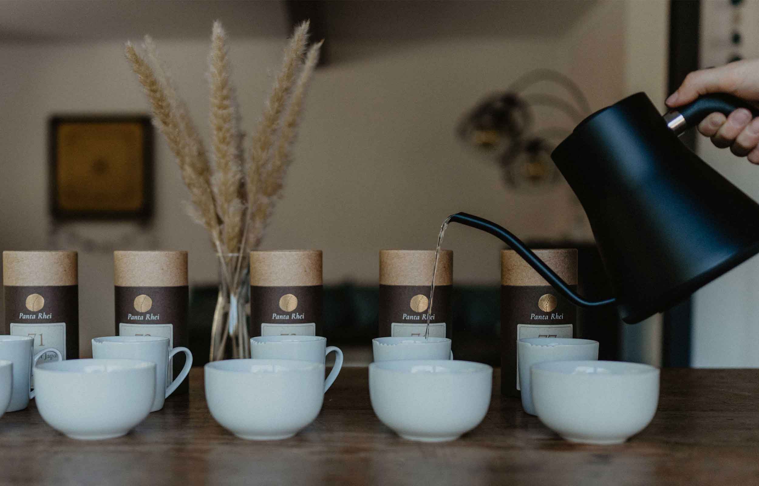 Tee Tasting bei Panta Rhei