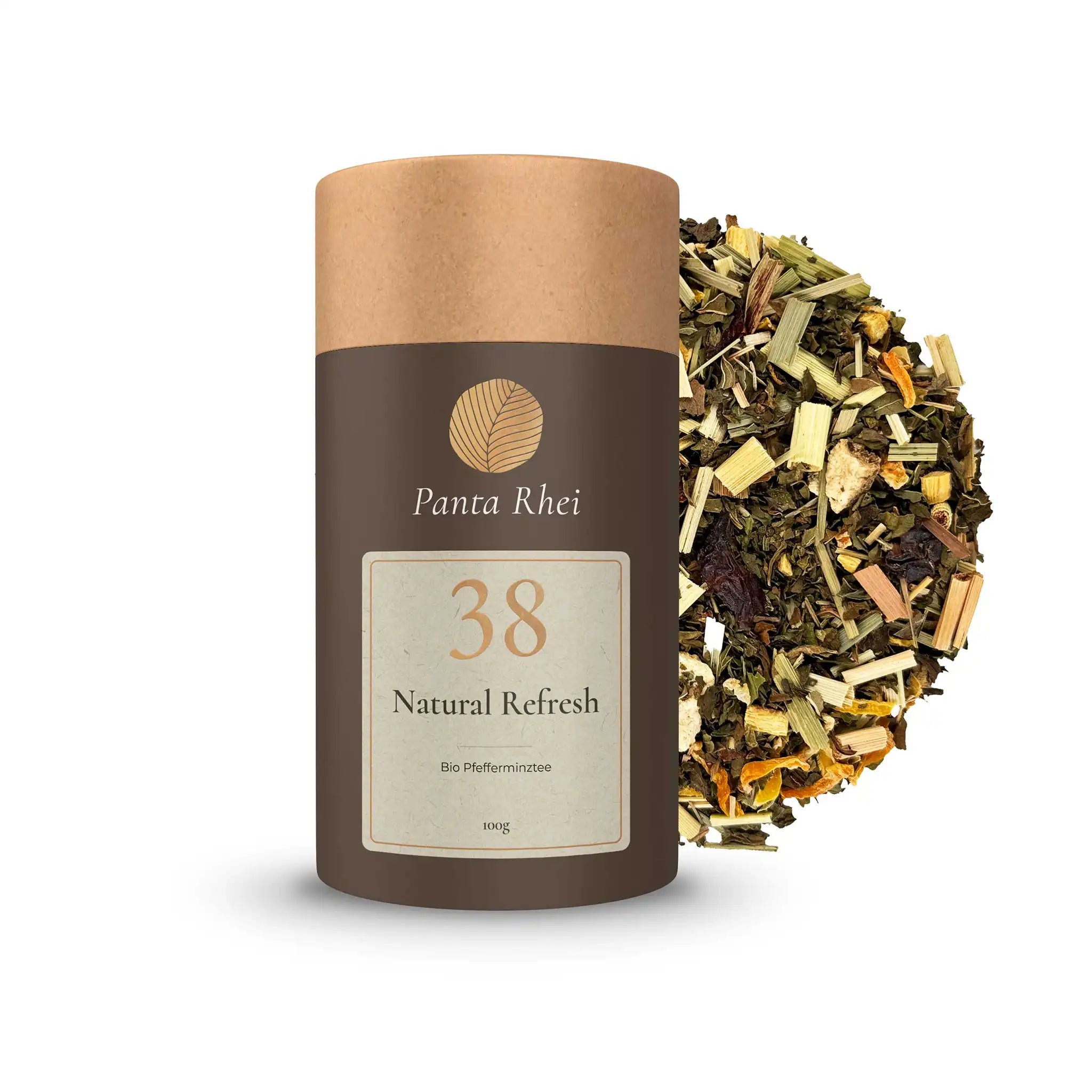 Natural Refresh | Bio Pfefferminztee mit Zitronengras | Panta Rhei Natural Refresh | Bio Pfefferminztee mit Zitronengras | Panta Rhei